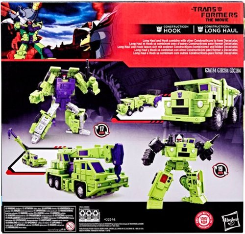 Transformers Studio Series The Transformers: The Movie Constructicon Long Haul and Constructicon Hook HOW TO BUY