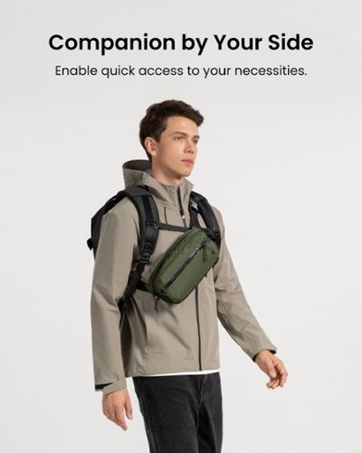 tomtoc Aviator-T35 2.5L X-Pac Sling Bag with RFID Blocking, Minimalist Crossbody Bag Chest Shoulder Pack for Travel, Everyday - Green SHOP ONLINE