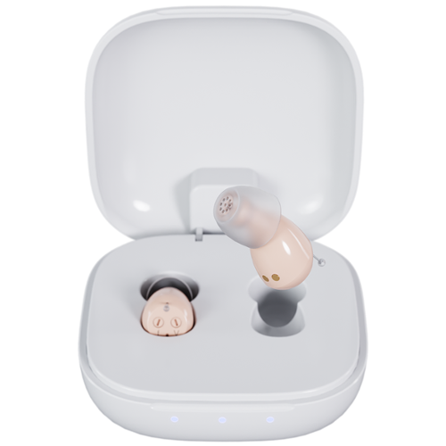 Audien Hearing - Audien Atom One OTC Hearing Aid - Beige-Front_Standard 