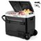 Costway - Dual Zone 12V Car Refrigerator 64QT Portable Compressor Fridge Freezer (-4℉~68℉) for RVs - Black-Front_Standard