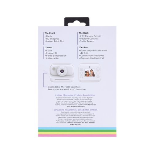 Vivitar Instant Camera with Printer-2.0TFT+16GB Micro SD CARD BUY ONLINE