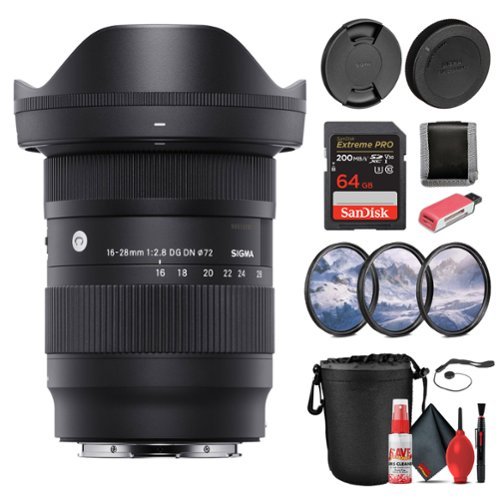 新品⭐︎SIGMA 16-28mm F2.8 DG DN SONY Lマウント Amazon.com : Sigma 16-28 mm F2.8 DG DN Lens for Sony E Mount