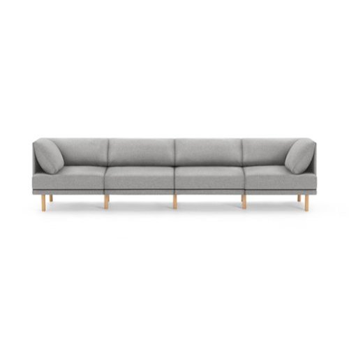 Burrow - Contemporary Range 4-Seat Sofa - Stone Gray-Front_Standard 
