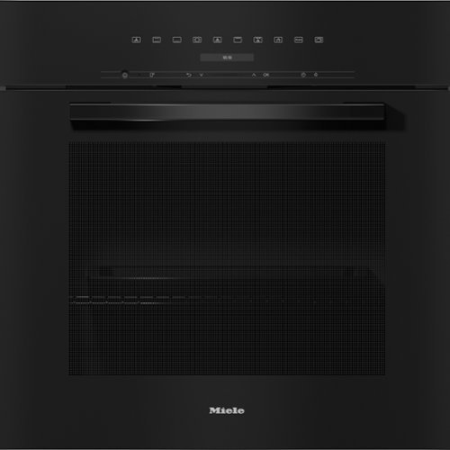 Miele - H7280 BP 30" VitroLine DirectSensor S Convection Oven 4.59 cu ft - Obsidian Black-Front_Standard 