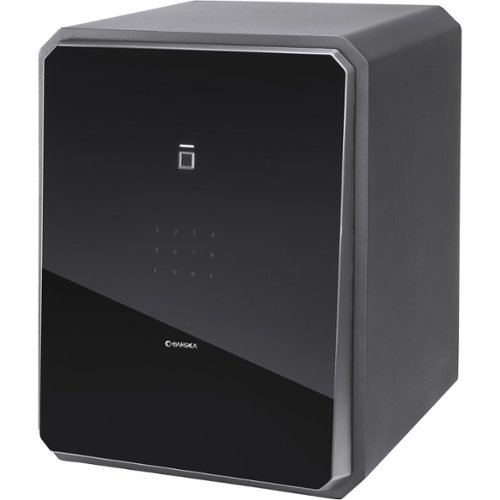 Barska - Obsidian 1.15 Cu. ft 9-User Touchscreen Biometric Keypad Security Safe - Black