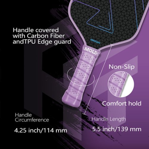 Anysun Carbon Fiber Pickleball Paddle 10K 3D Texture Thermoformed