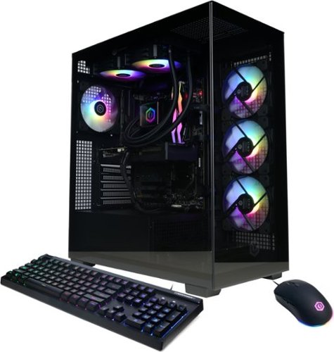 CyberPowerPC - Gamer Supreme Gaming Desktop - AMD Ryzen 7 9700X - 32GB Memory - AMD Radeon RX 9070 XT 16GB - 2TB PCIe 4.0 SSD - Black