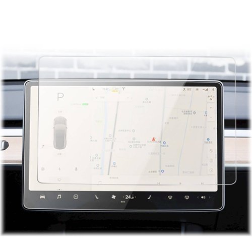 SaharaCase ZeroDamage Ultra Strong Tempered Glass Screen Protector for Tesla Model 3 and Model Y - Clear WORLDWIDE DELIVERY