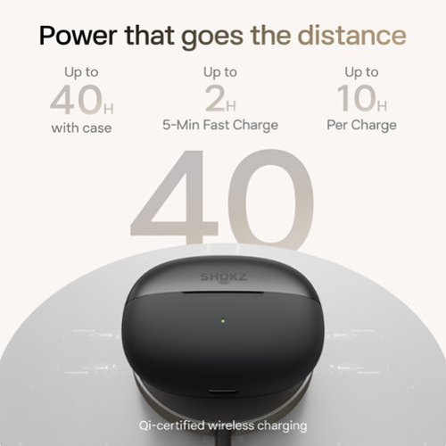 Shokz OpenDots 2 Open-Ear Clip-On True Wireless Bluetooth Earbuds - Black BUY IN SAUDI ARABIA