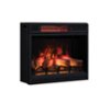 Twin Star Home - 23” 3D Infrared Quartz Electric Fireplace Insert with Safer Plug and Safer Sensor - Black-Front_Standard