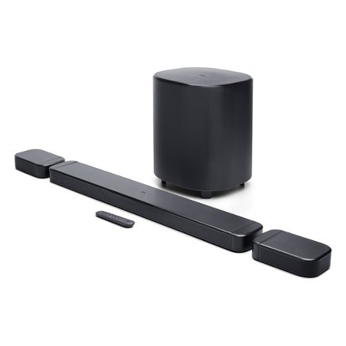 JBL - Bar 700 MK2 7.1 Channel Soundbar System with Detachable Speakers - Black-Front_Standard 