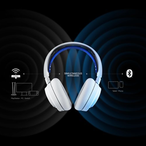 SteelSeries Arctis Nova 7P  Wireless Gaming Headset for PS5, PS4 - White BUY ONLINE