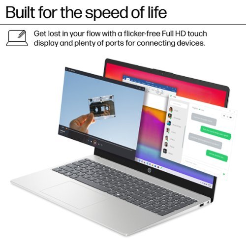 HP 15.6 Full HD Touch-Screen Laptop - Intel Core i7 - 16GB Memory - 512GB SSD - Natural Silver WORLDWIDE DELIVERY