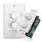 Pyle - Volume Control Wall Plate - Black-Front_Standard