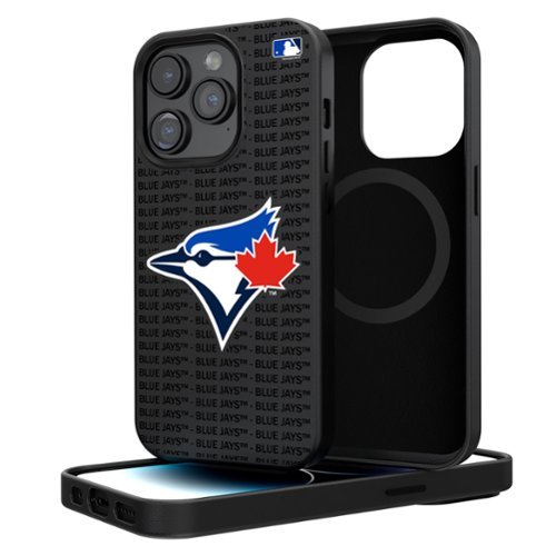 Keyscaper - MLB - Toronto Blue Jays Primary Logo iPhone Magnetic Bump Case - 16 Pro Max - Black-Front_Standard 