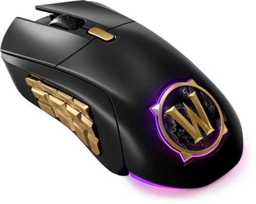 SteelSeries Aerox 9 Wireless World of Warcraft Edition RBG Optical Gaming Mouse with 18 Programmable Buttons - Wireless - Black BUY IN EUROPE