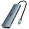 Acer - USB C Dock, 7 in 1 USB-C to HDMI Hub, 2 USBA 3.1 GEN1 and 5Gbps Type-C Data Port, 4K HDMI Port, PD 100W Charging - Gray-Front_Standard