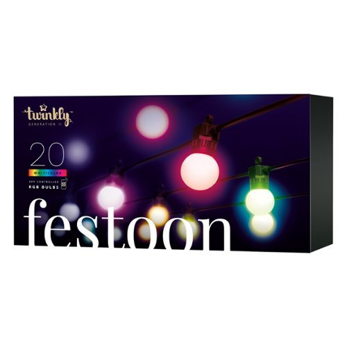  Twinkly - Smart Lights Festoon 20 RGB LED Generation II - Multicolor