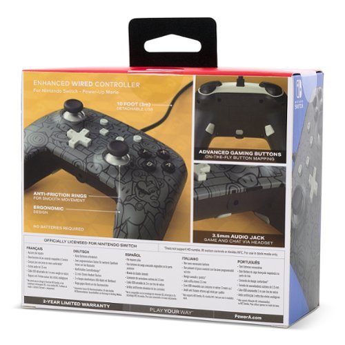 PowerA Enhanced Wired Controller for Nintendo Switch - Power-Up Mario BUY IN MIDDLE EAST