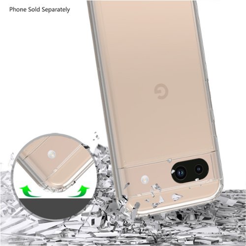 SaharaCase Inspire Series Hard Shell Case for Google Pixel 8a - Crystal Clear SHOP ONLINE