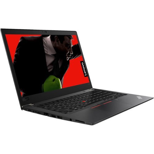 Lenovo - 14" Refurbished 1920x1080 FHD - Intel 8th Gen Core i5-8350U - Intel HD Graphics 620 with 16GB and 256GB - SSD - Black-Angle_Standard 