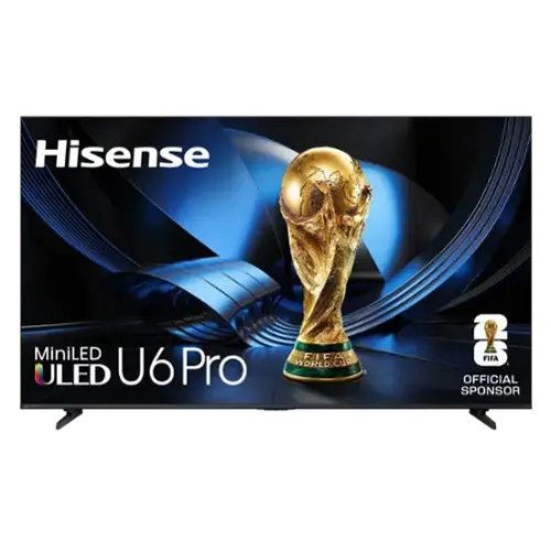 Hisense MiniLED ULED U6 Pro  
FIFA WORLD CUP  
OFFICIAL SPONSOR
