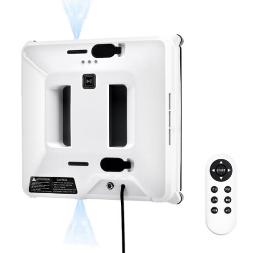 Topteng - 3000Pa Smart Window Cleaning Robot -Intelligent Path Planning, 3 Auto Modes, 60ml Tank, Ultrasonic Spray, Edge Detection-Front_Standard 