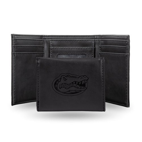 Rico Industries - University of Florida Gators Laser Engraved Black Synthetic Leather Trifold Wallet - Multi-Front_Standard 