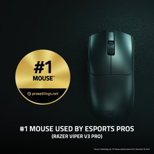 Razer Viper V3 Pro Ultra Lightweight Optical Gaming Mouse with 95 Hour Battery Life - 8k Polling Rate - Wireless - Black SHOP ONLINE