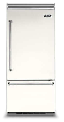 Viking - 5 Series Quiet Cool 20.4 Cu. Ft. Bottom-Freezer Built-In Refrigerator - Pure White