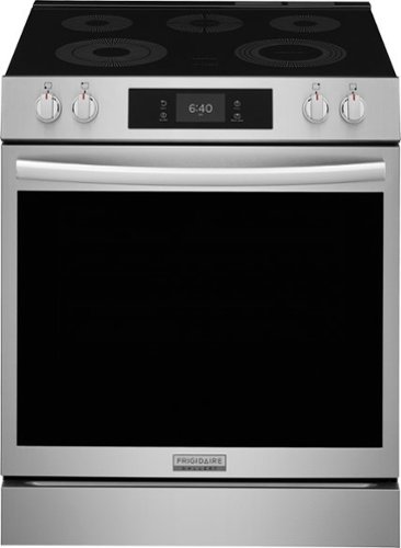 Frigidaire - Gallery 6.2 Cu. Ft. Slide-In Electric Range with Stone-Baked Pizza and 15+ Ways to Cook - Stainless Steel