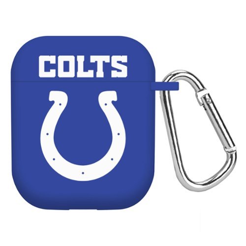 Artinian - Indianapolis Colts AirPods Case Cover - Blue-Front_Standard 
