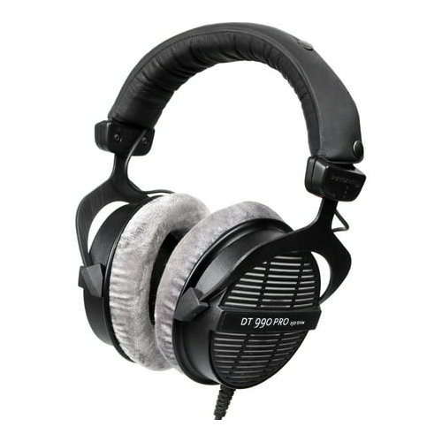 Beyerdynamic - DT-990 Pro Acoustically Open Headphones (250 Ohms) - Black-Front_Standard 