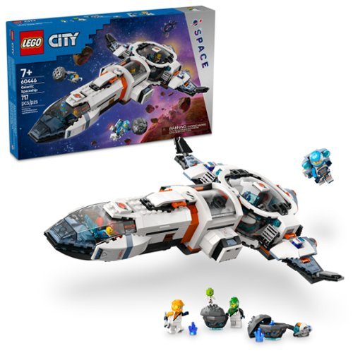 LEGO City Modular Galactic Spaceship Toy, Buildable Space Toy 60446