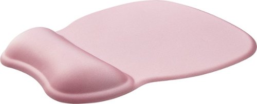 Insignia™ Premium Mouse Pad with Wrist Rest - Pink WORLDWIDE DELIVERY