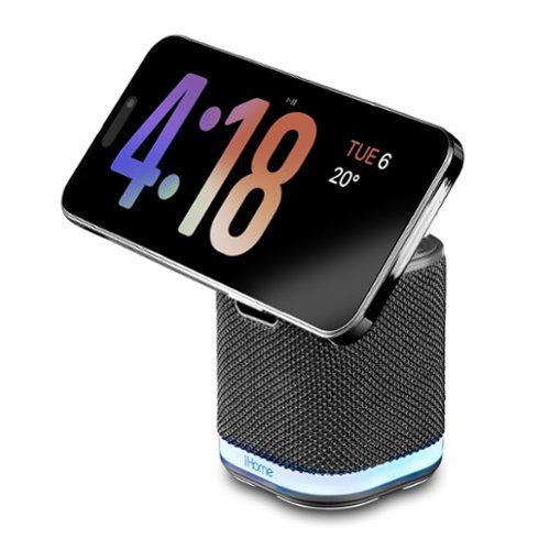 iHome Power Tower Dual Wireless Bluetooth Charging Speaker with Mood Light - Dark Gray HOW TO BUY