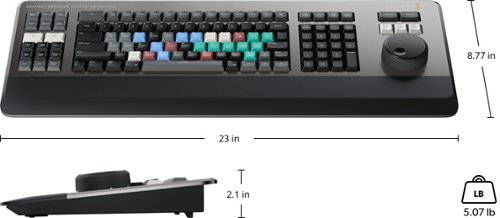 Blackmagic Design Davinci Resolve Editor Keyboard Black - Best Buy