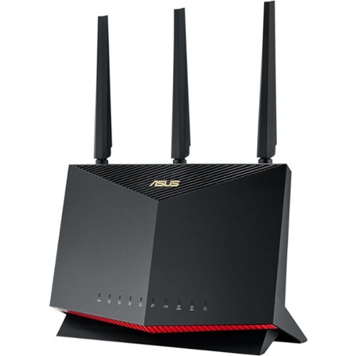  ASUS - AX5700 Dual Band plus WiFi 6 Gaming Router - Black