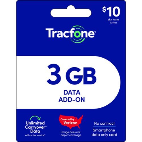  Tracfone - $10 Data Only Plan- 3GB Data, No service days (Email Delivery) [Digital]