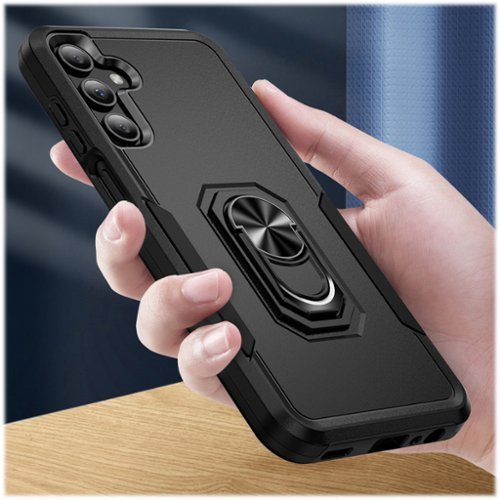 SaharaCase ArmorPro Kickstand Case for Samsung Galaxy A15 5G - Black SHOP ONLINE