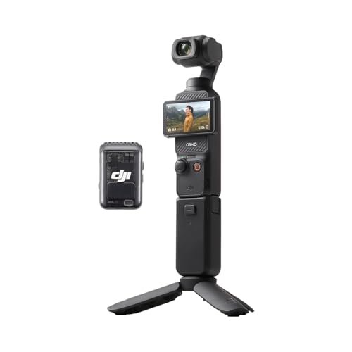 DJI - Osmo Pocket 3 Creator Combo, Vlogging Camera with 1'' CMOS, 4K/120fps Video, 3-Axis Stabilization, Face/Object Track - Black-Front_Standard 