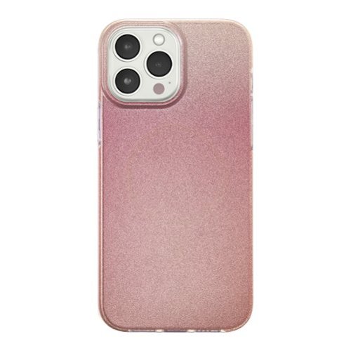 Insignia™ - Hard Shell Case with MagSafe for iPhone 13 Pro Max and iPhone 12 Pro Max - Intense Glitter-Front_Standard 