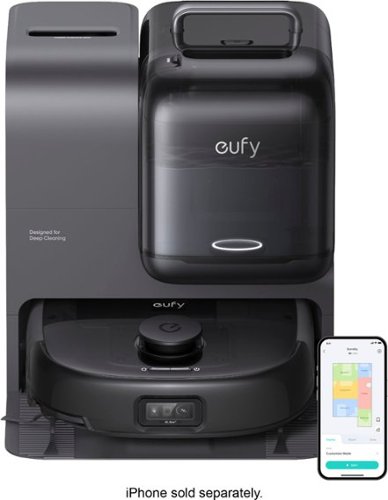 eufy - Robot Vacuum Omni E28 and Roller Mop with Faster Self-Cleaning, Detangle Brush, Portable Carpet Cleaner, Edge Cleaning - Black