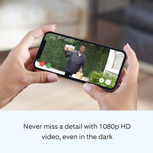 Ring Wi-Fi Video Doorbell - Wired - Black WHERE TO BUY