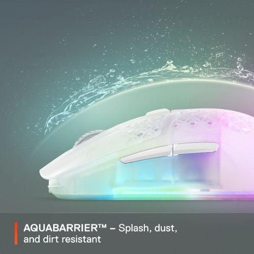 SteelSeries Aerox 3 Super Light Honeycomb Wireless RGB Optical Gaming Mouse - Wireless - Ghost Edition WORLDWIDE DELIVERY