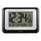 La Crosse Technology - Digital Atomic Clock with Temperature - Black/Silver-Front_Standard