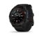 Garmin - Descent Mk3i GPS Dive Smartwatch – 51 mm Fiber-reinforced polymer - Carbon Gray DLC Titanium with Black Silicone Band - (2023)-Front_Standard