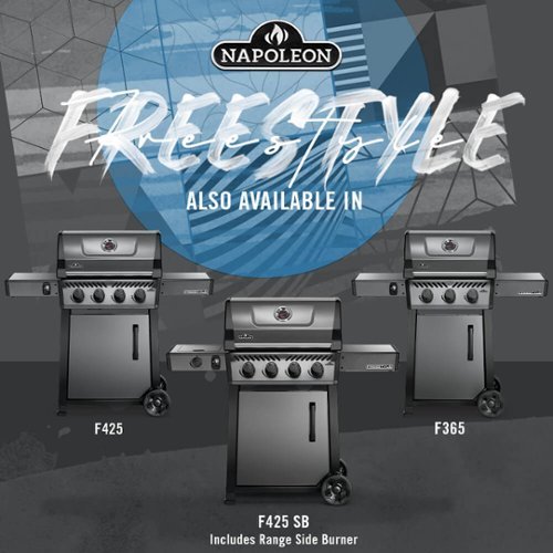 Napoleon - Freestyle 365 Propane Gas Grill with Side Burner - Graphite Grey-Alt_View_Standard_19 