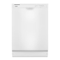 Whirlpool - 24" Front Control Built-In Dishwasher with Boost Cycle and 57 dBA - White-Front_Standard