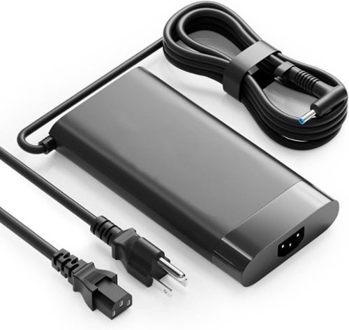 200W Laptop Charger for HP Victus 15/16, OMEN 15/17 & Pavilion 15/17 with Power Cord - Black-Front_Standard 